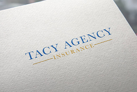Tacy Agency Insurance logo printed on a paper